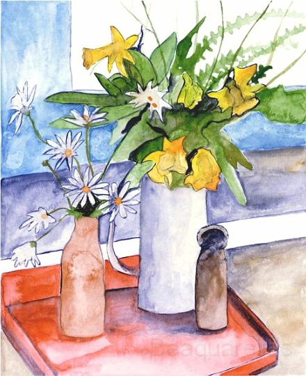 fleurs dans bouteille 020699.JPG - Les bouteilles